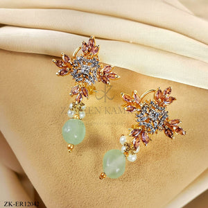 COFFEE STONES EARRINGS