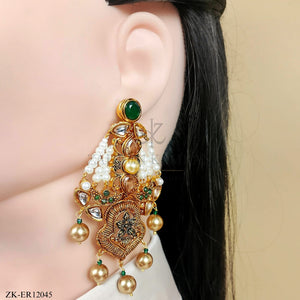 ANTIQUE KUNDAN EARRINGS