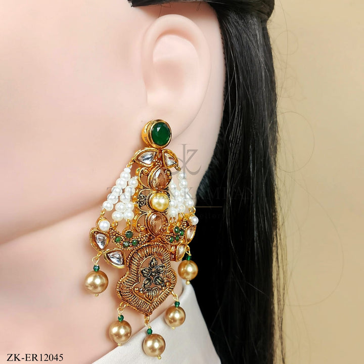 ANTIQUE KUNDAN EARRINGS