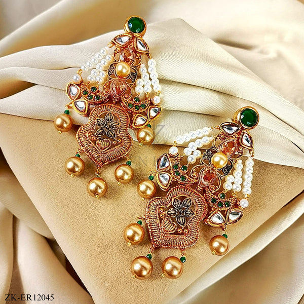 ANTIQUE KUNDAN EARRINGS