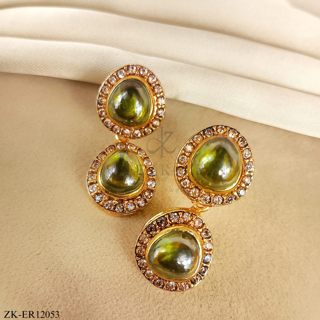 PERIDOT STONES EARRINGS
