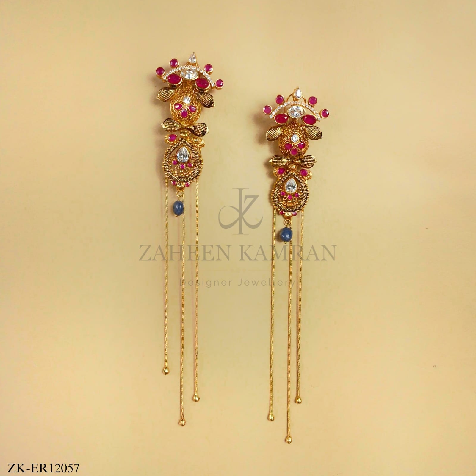PINK ZIRCONIA EARRINGS
