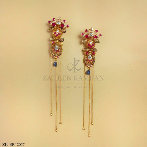 PINK ZIRCONIA EARRINGS
