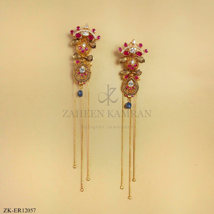 PINK ZIRCONIA EARRINGS