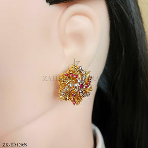 PINK ZIRCONIA EARRINGS