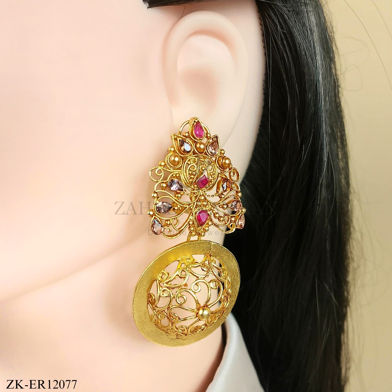 COFFEE STONES EARRINGS