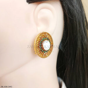 ANTIQUE EMERALD EARRINGS