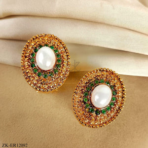 ANTIQUE EMERALD EARRINGS