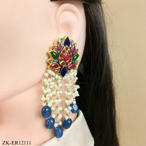 SAPPHIRE HANGING EARRINGS