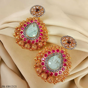 PINK ZIRCONIA EARRINGS