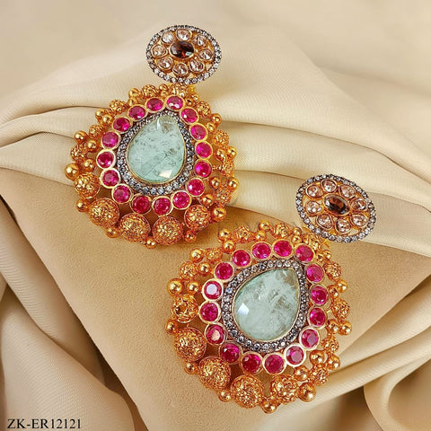 PINK ZIRCONIA EARRINGS
