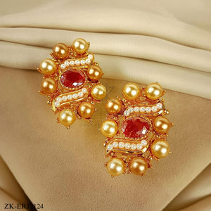 PINK ZIRCONIA EARRINGS