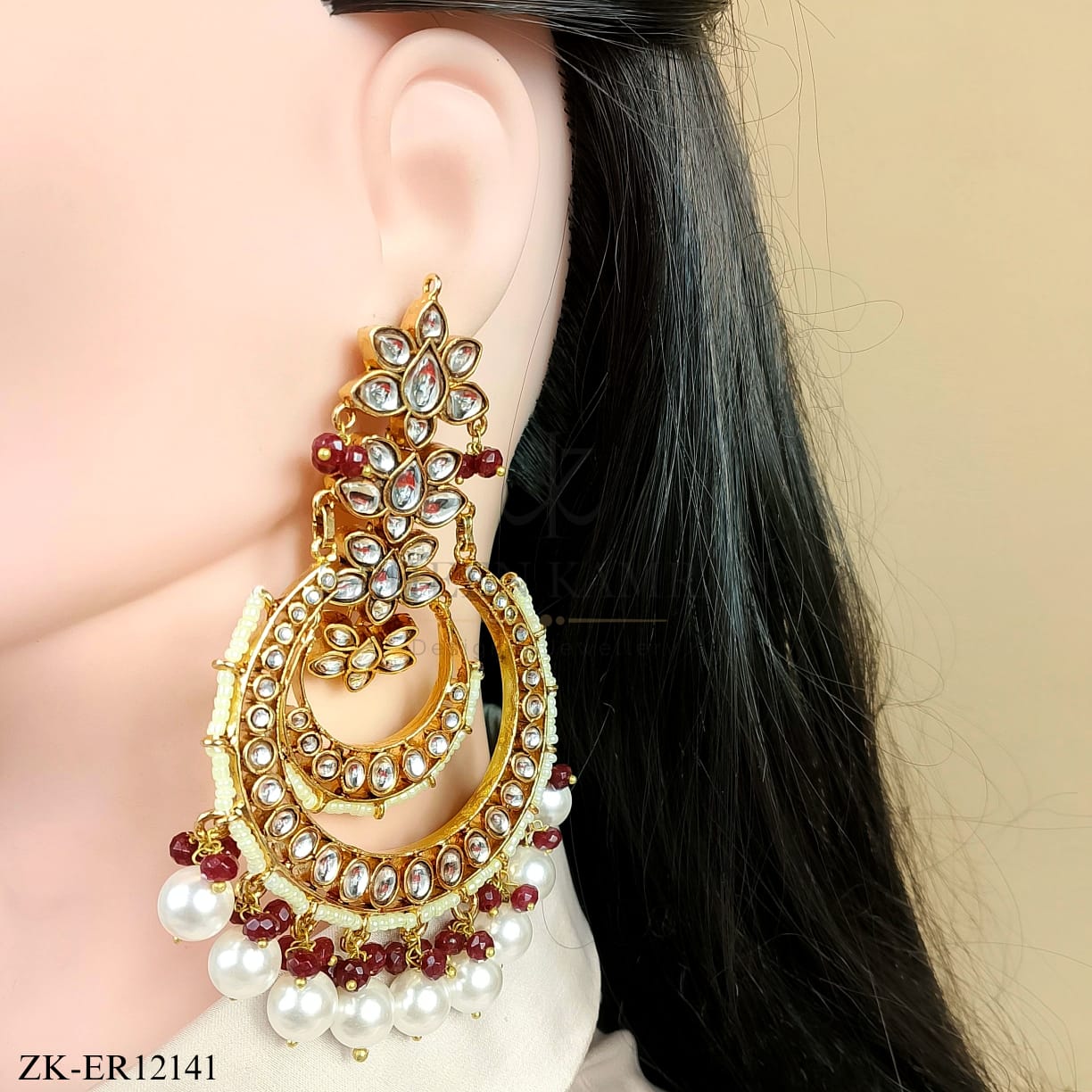 KUNDAN EARRINGS