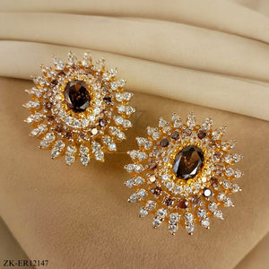 COFFEE STONES EARRINGS