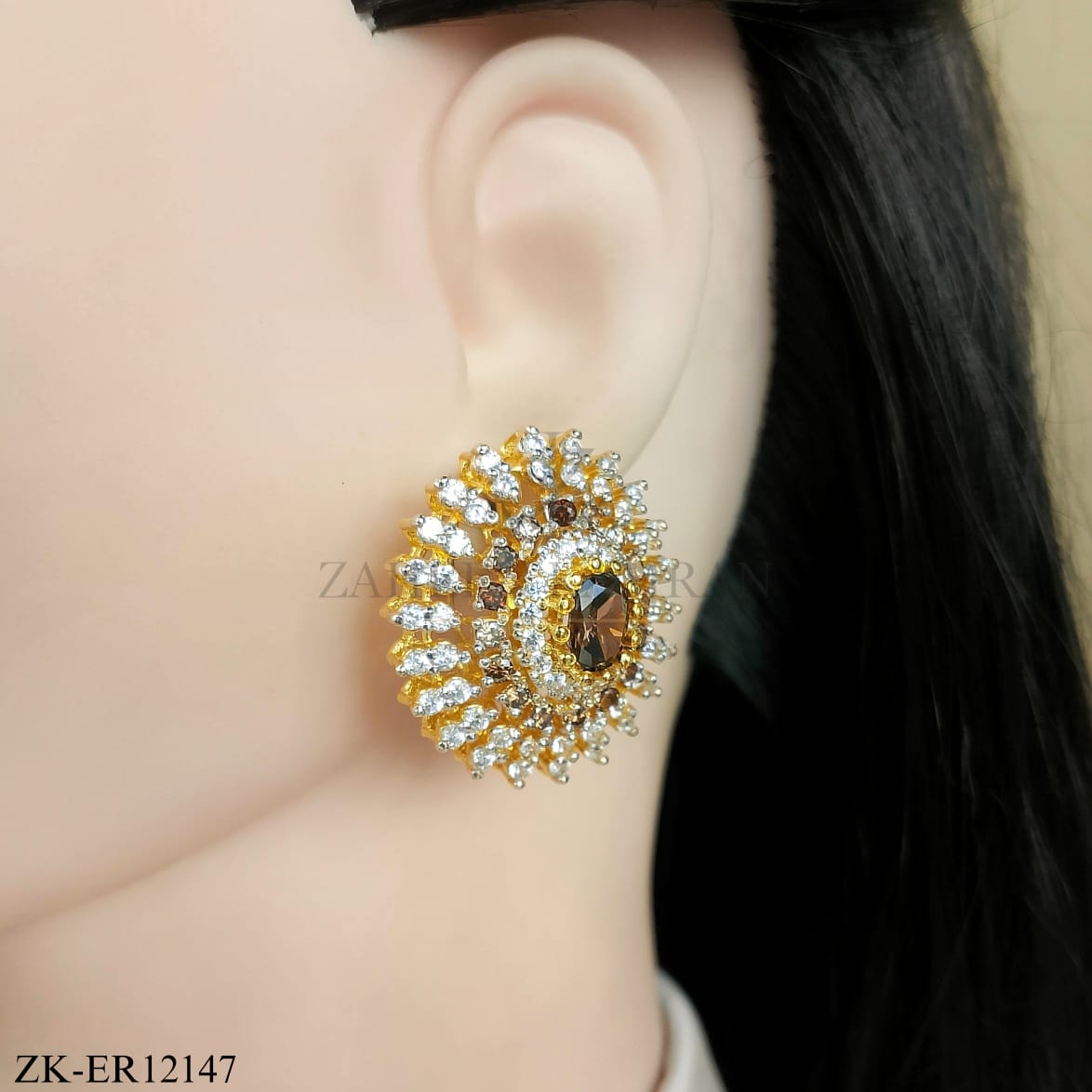 COFFEE STONES EARRINGS