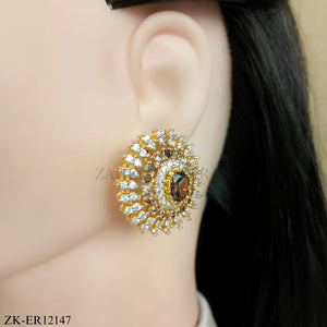 COFFEE STONES EARRINGS