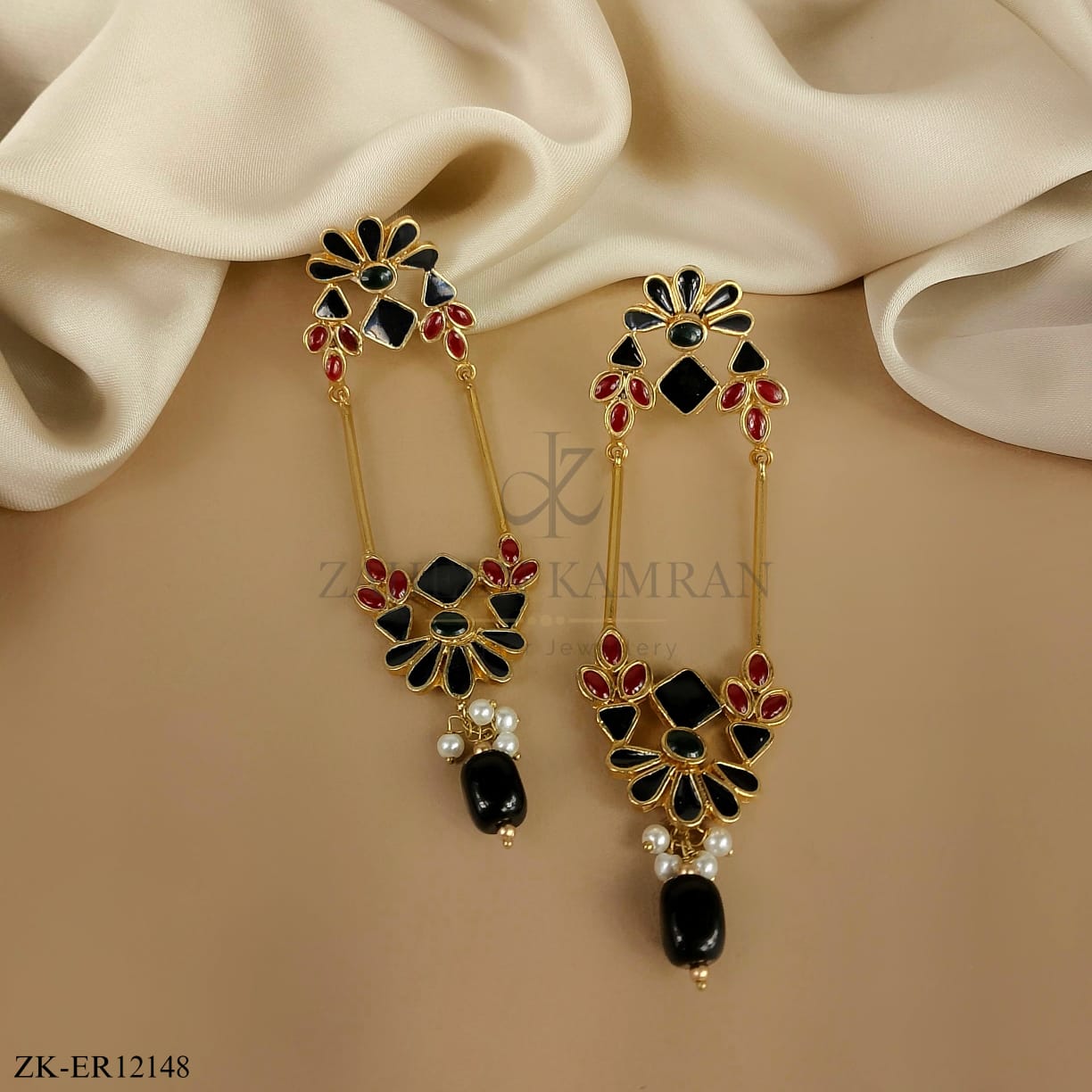BLACK ONYX EARRINGS