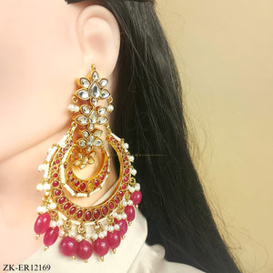 PINK ZIRCONIA EARRINGS