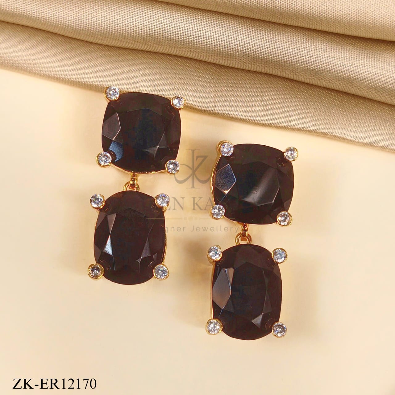 COFFEE STONES EARRINGS