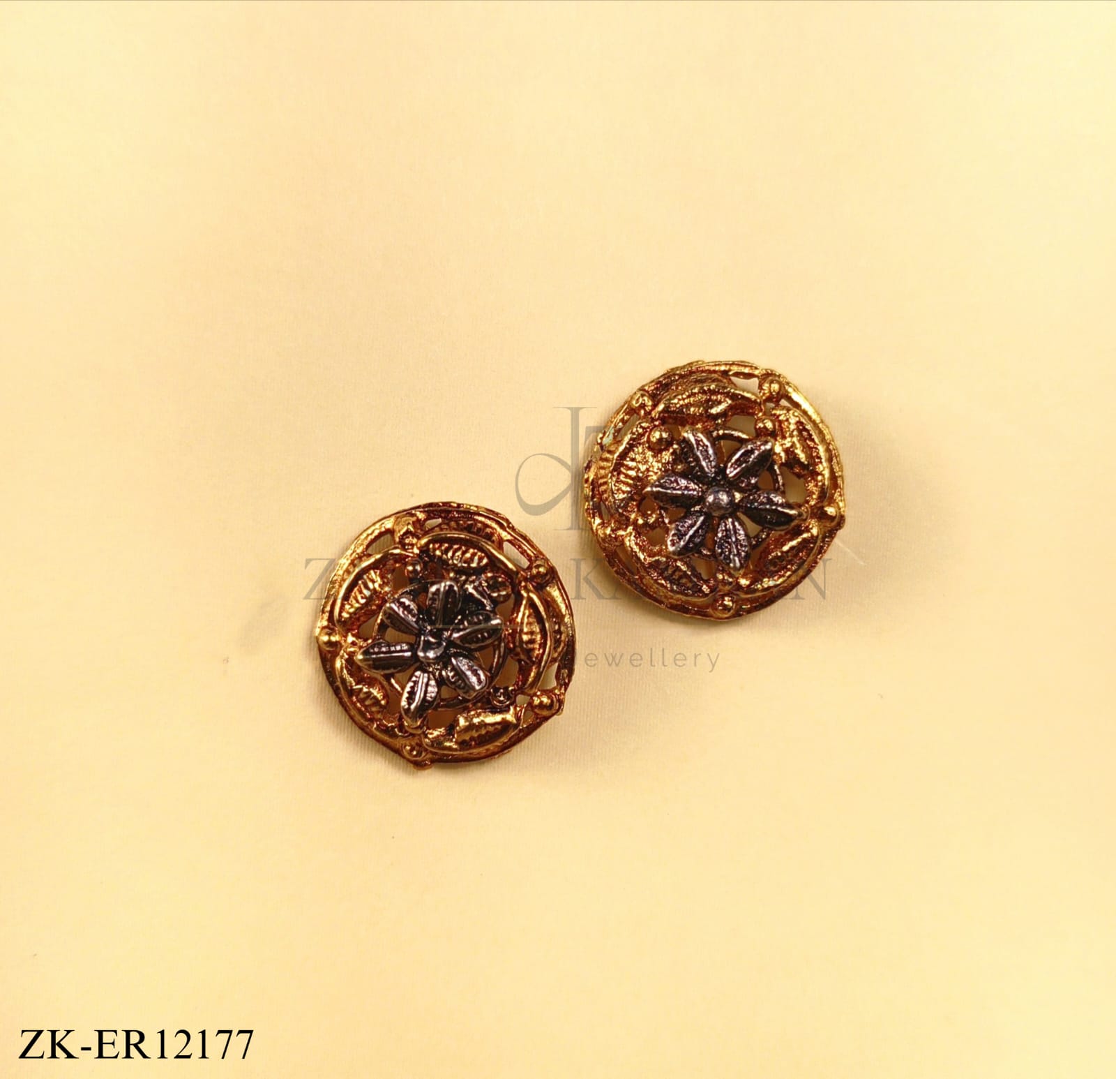 ANTIQUE FLORET EARRINGS