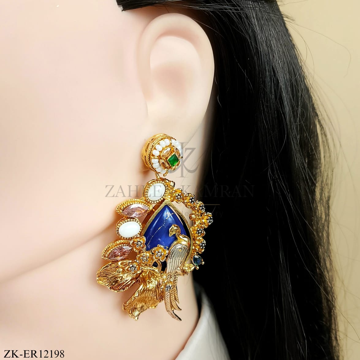 PEACOCK EARRINGS