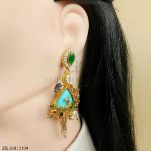 PEACOCK EARRINGS