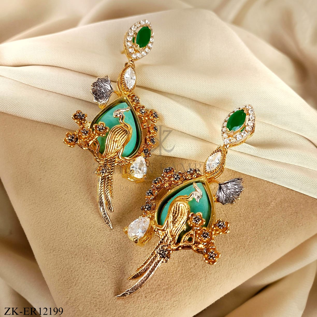 PEACOCK EARRINGS