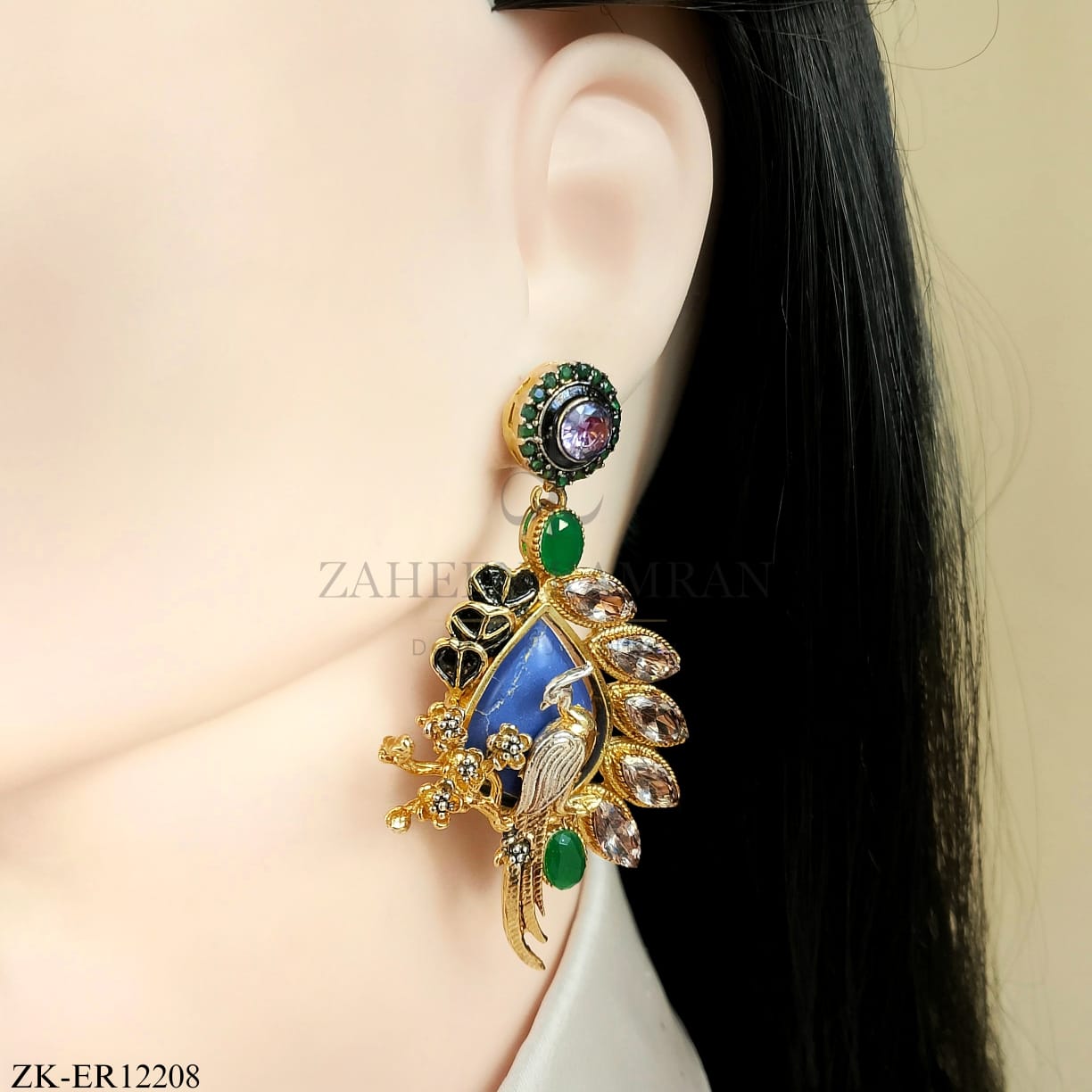 PEACOCK EARRINGS