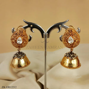 ANTIQUE ZIRCONIA EARRINGS