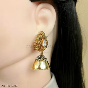 ANTIQUE ZIRCONIA EARRINGS