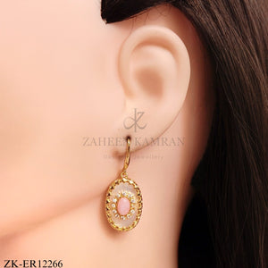 PINK ZIRCONIA EARRINGS