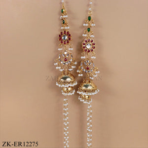 RUBY KUNDAN EARRINGS