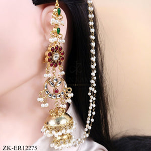 RUBY KUNDAN EARRINGS