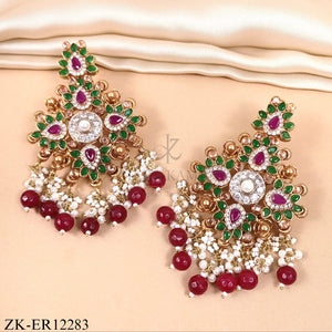 RUBY DROP EARRINGS