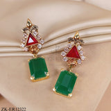 RUBY EMERALD EARRINGS