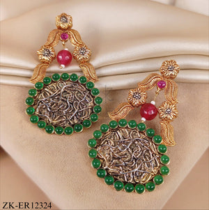 FLORAL MOTIFS EARRINGS