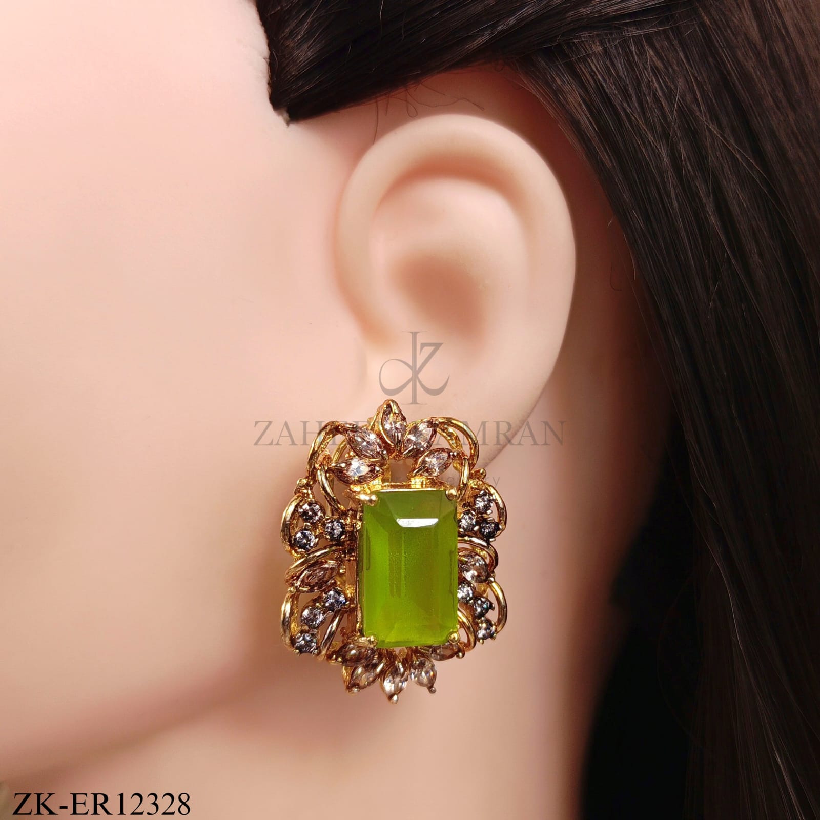 PERIDOT STONE EARRINGS