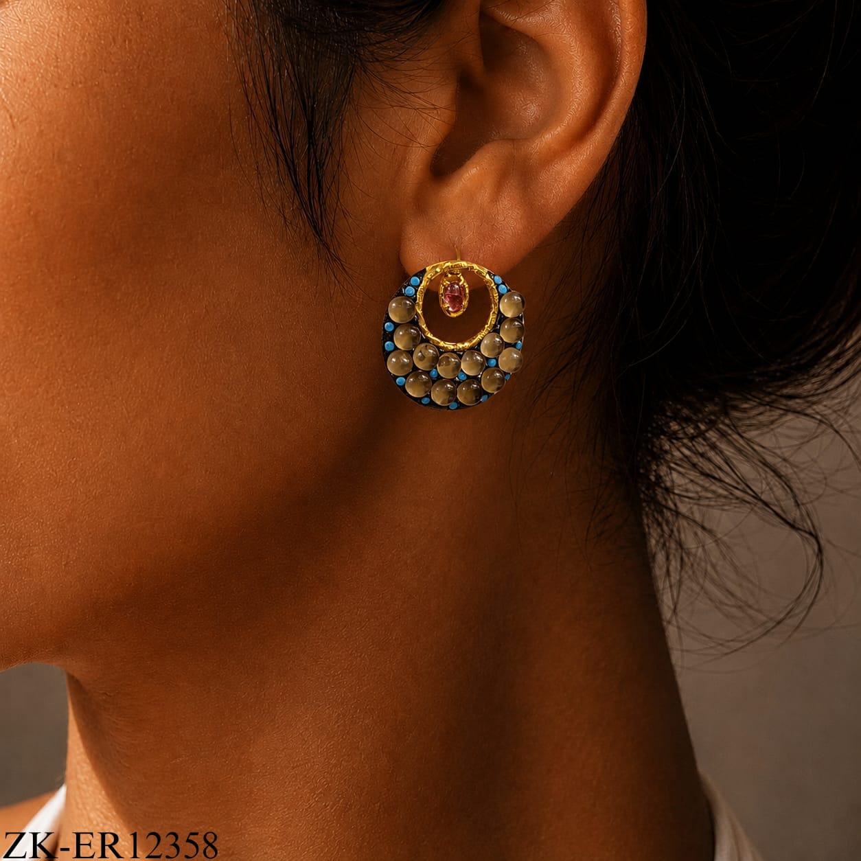 925 EMERALD EARRINGS