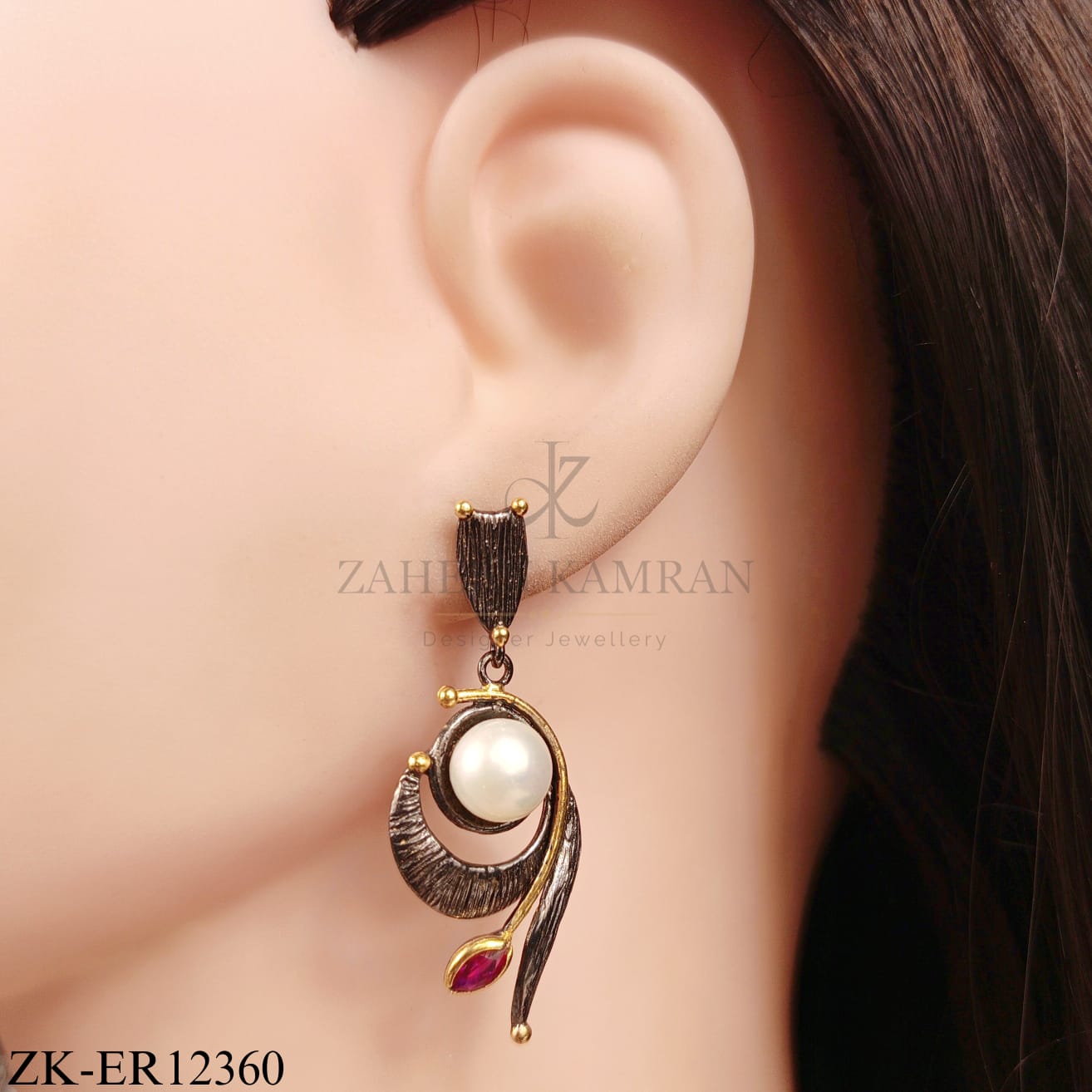 925 LEAF-LIKE EARRINGS