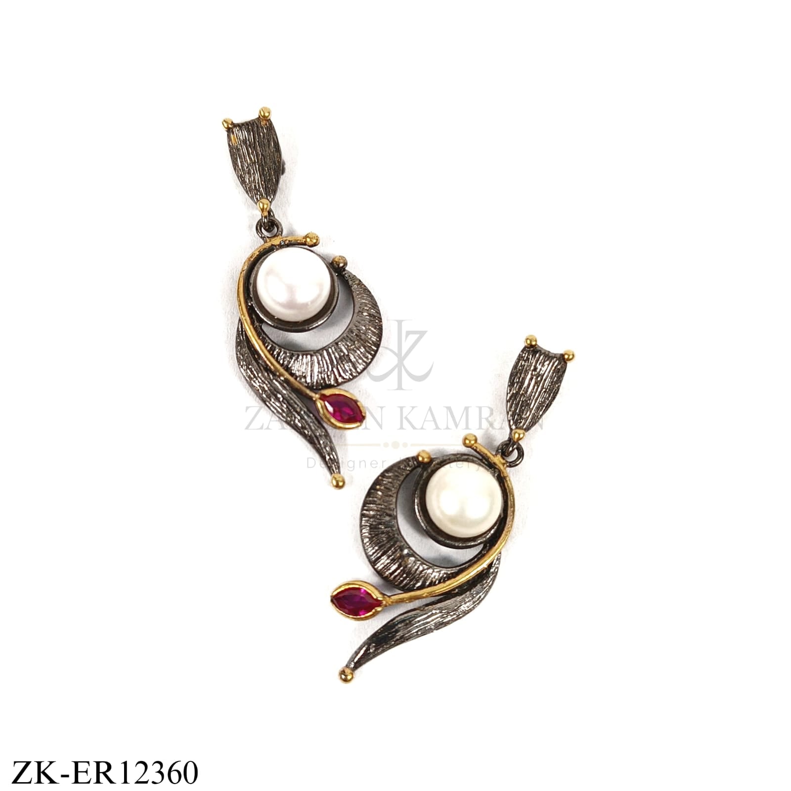 925 LEAF-LIKE EARRINGS