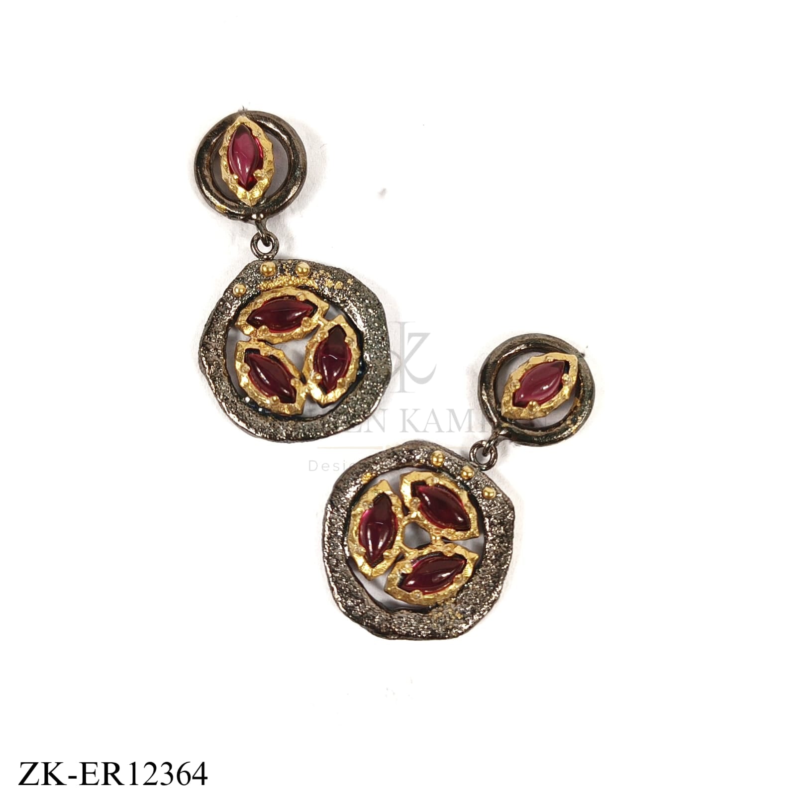 925 RUBY EARRINGS