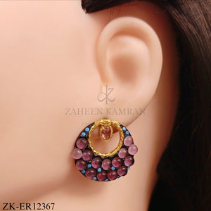 925 AMETHYST EARRINGS