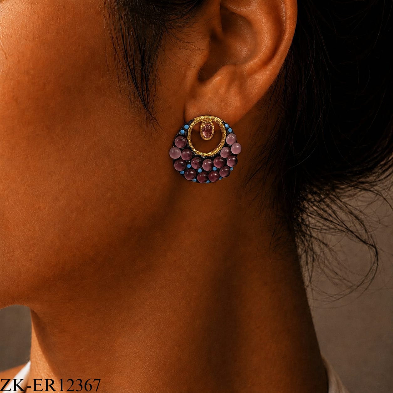 925 AMETHYST EARRINGS