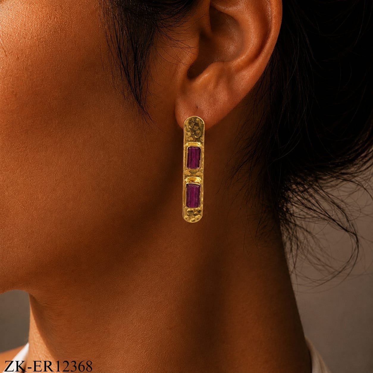 925 AMETHYST EARRINGS