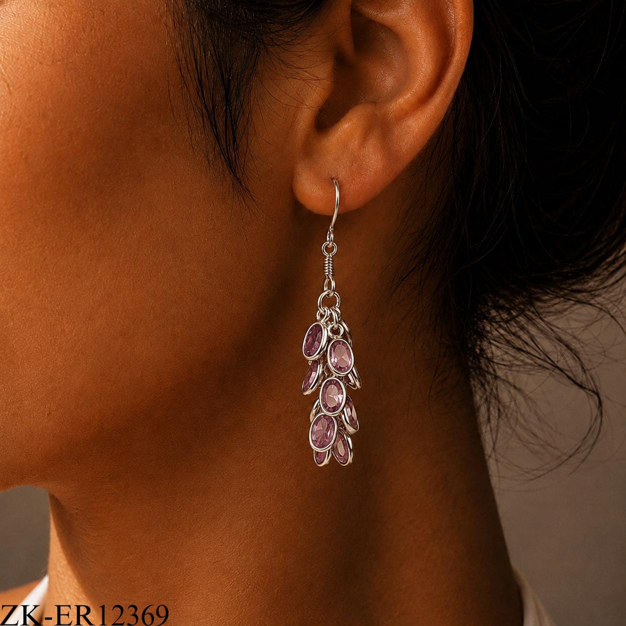 925 LILAC EARRINGS