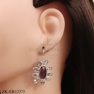 925 SAPPHIRE EARRINGS