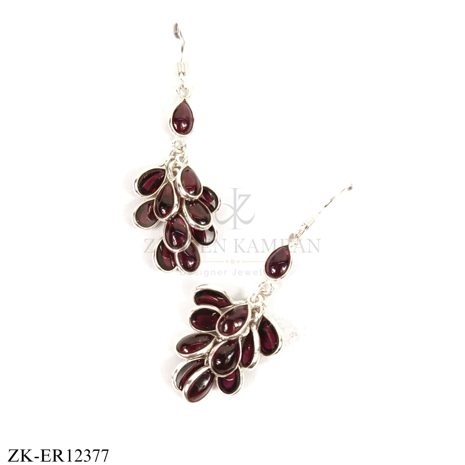 925 FLORA CLUSTER EARRINGS
