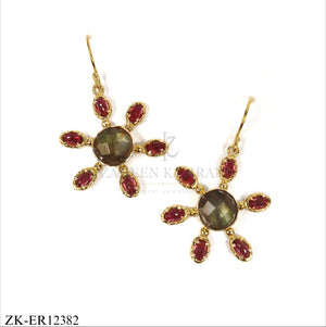 925 FLORAL EARRINGS