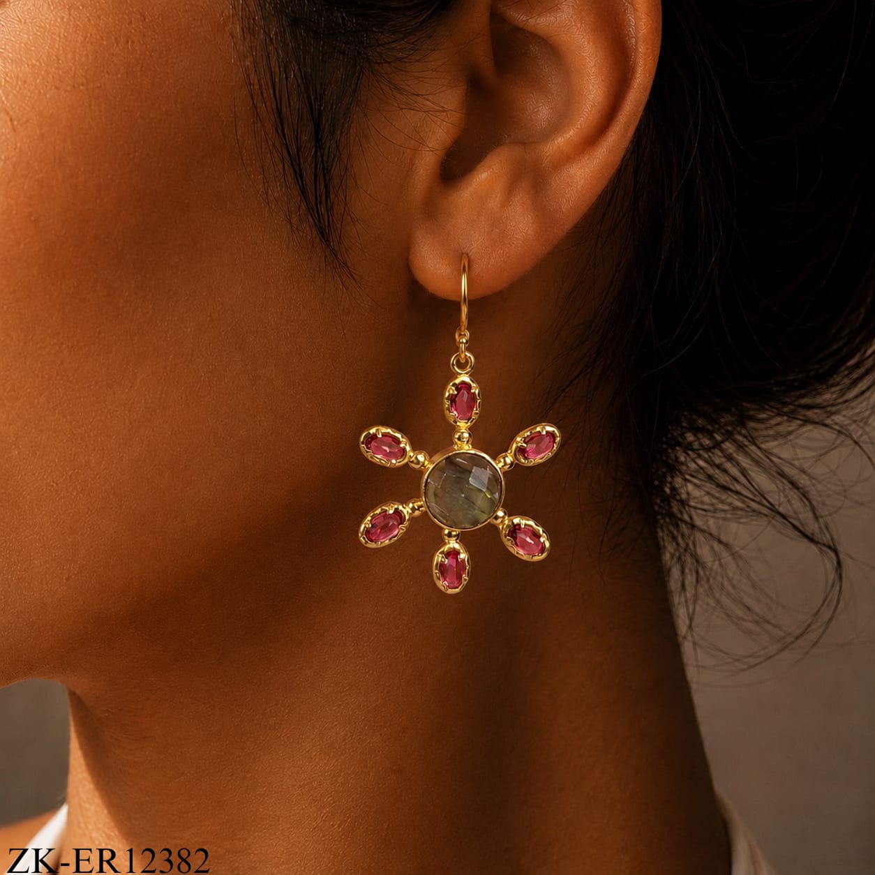 925 FLORAL EARRINGS