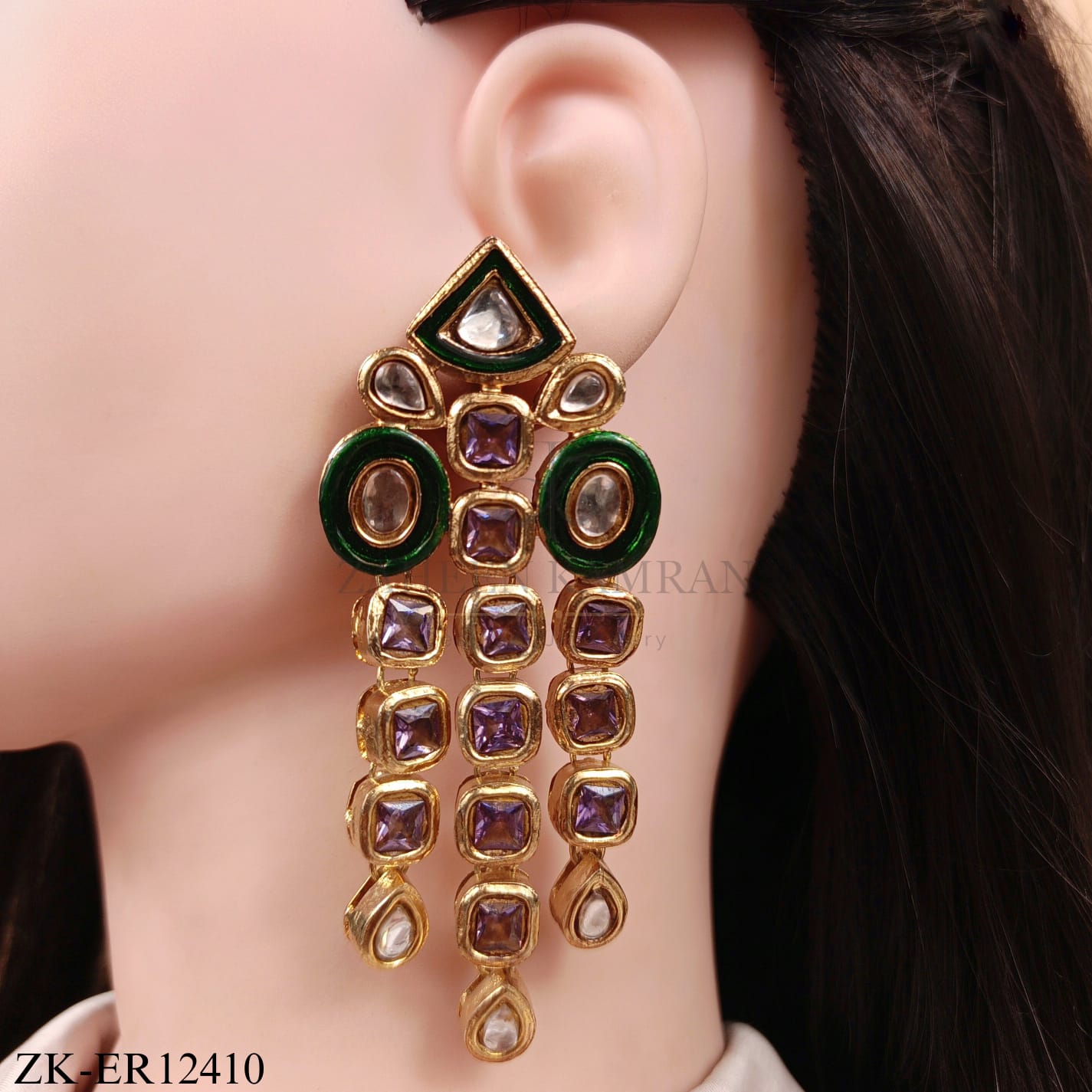 PINK ZIRCONIA EARRINGS